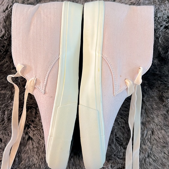 SeaVees Light Pink Velvet Laces, Maslon Desert Boot Size 8 - Picture 9 of 12